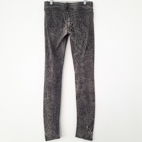 Mother Black Breaking Point The Looker  Abstract Jeans 25 - Picture 8 of 8